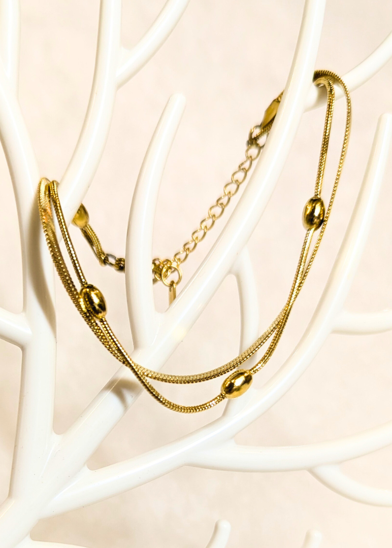 Golden Flow Bracelet