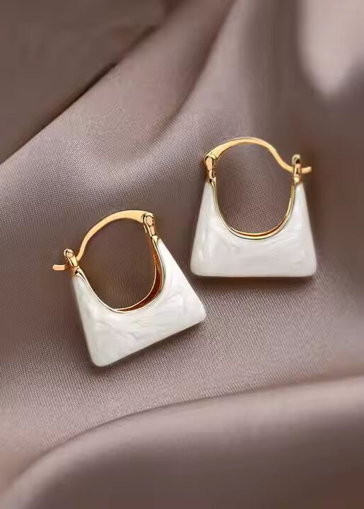 Ivory Purse Drops Earrings