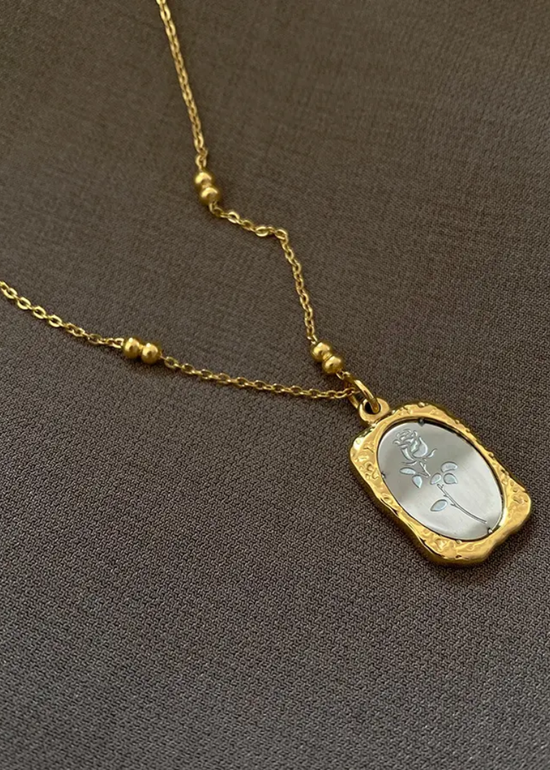 Gilded Bloom Pendant