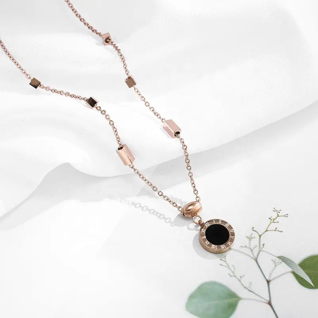 Midnight Bloom Layered Necklace