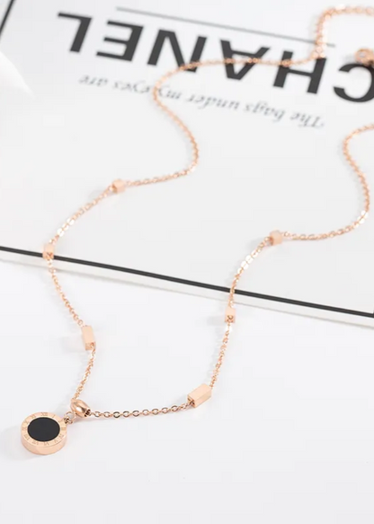 Midnight Bloom Layered Necklace