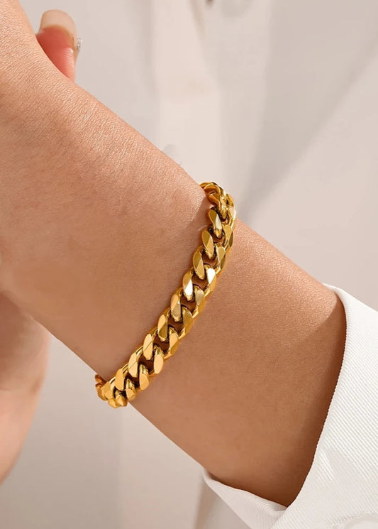 Gold Cuban Bracelet