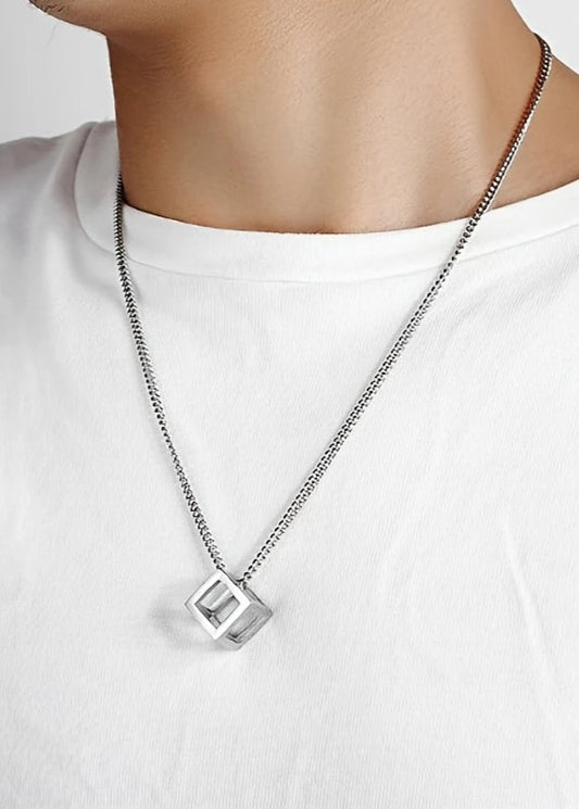 Vertex Cube Necklace