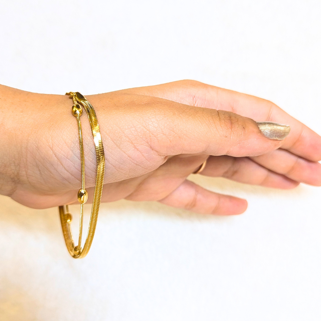 Golden Flow Bracelet