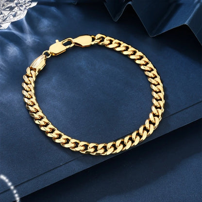 Gold Cuban Bracelet