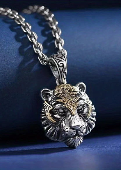 Golden Roar Tiger Necklace