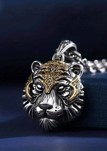 Golden Roar Tiger Necklace