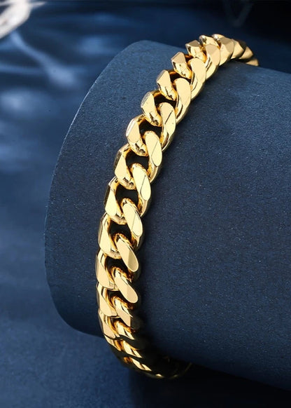 Gold Cuban Bracelet