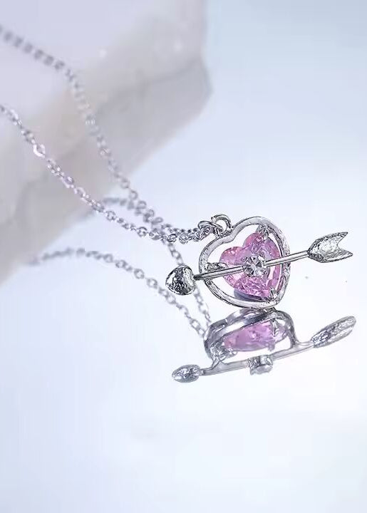 Arrowed Love Charm Necklace