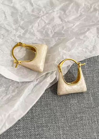 Ivory Purse Drops Earrings