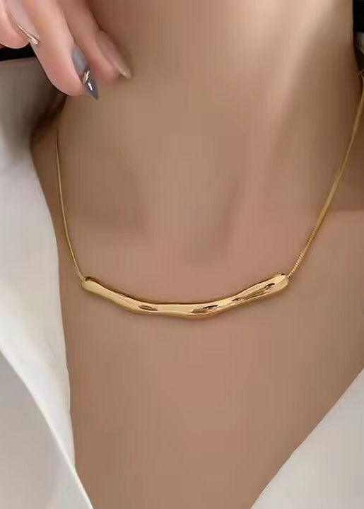 Wave Bar Necklace