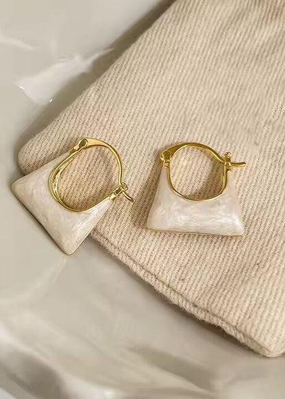 Ivory Purse Drops Earrings