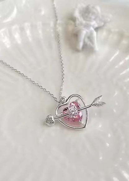 Arrowed Love Charm Necklace