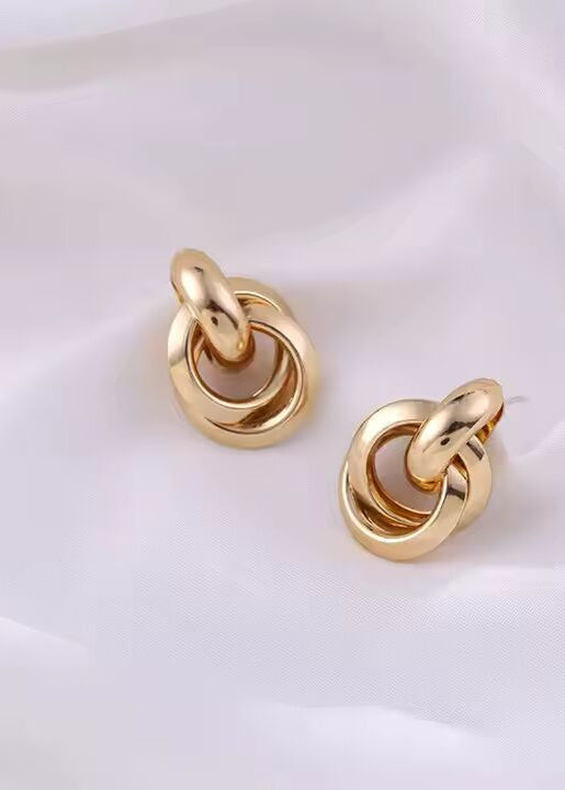 Golden Knot Studs