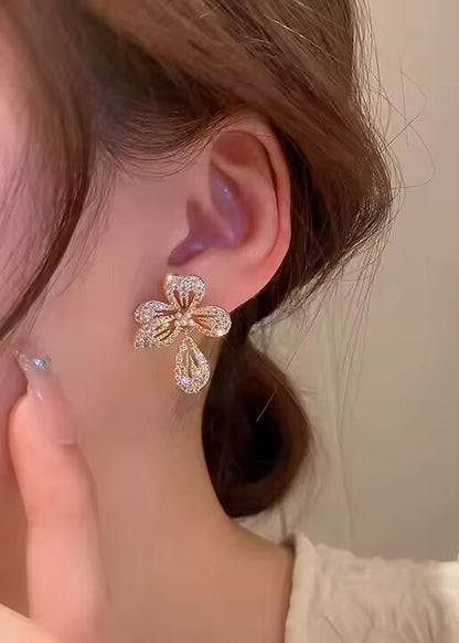 Crystal Lily Earring