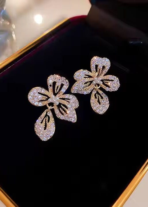 Crystal Lily Earring